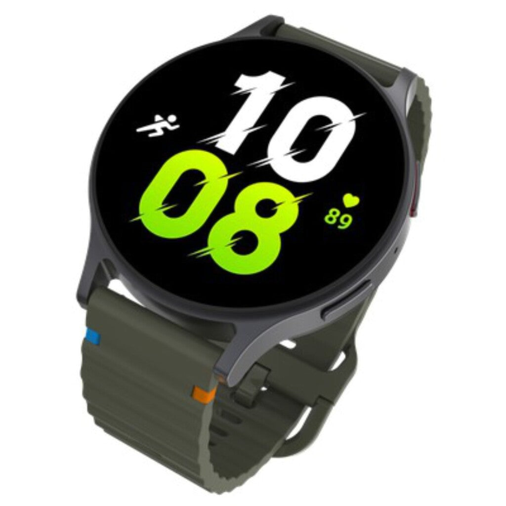 Justincase activeflex strap voor samsung galaxy watch 20mm khaki