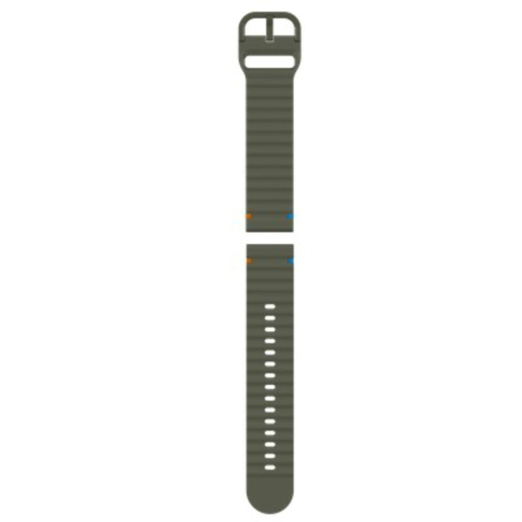 Justincase activeflex strap voor samsung galaxy watch 20mm khaki
