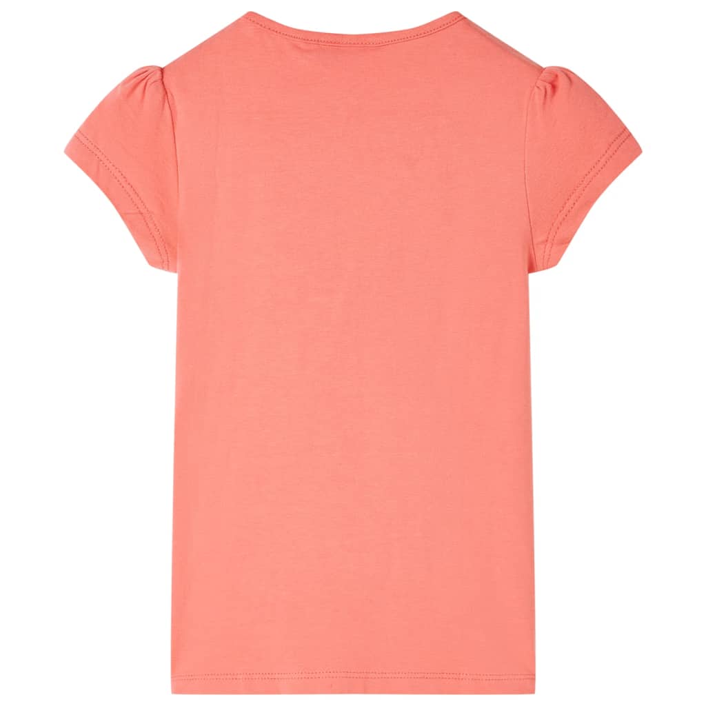 VidaXL Kindershirt 92 korallenfarben