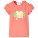 VidaXL Kindershirt 104 korallenfarben