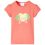 VidaXL Kindershirt 116 korallenfarben