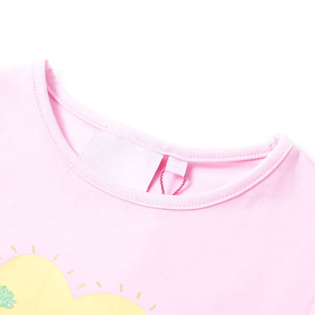 VidaXL Kindershirt 92 hellrosa
