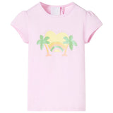 VidaXL Kindershirt 128 hellrosa
