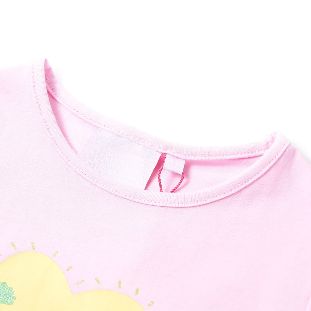 VidaXL Kindershirt 140 hellrosa