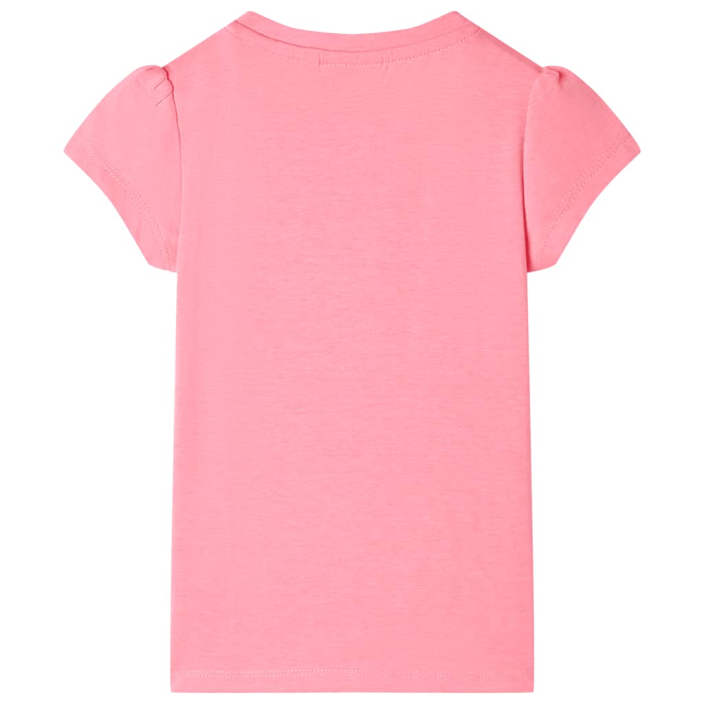 VidaXL Kindershirt 140 neonpink