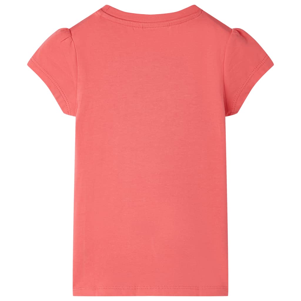VidaXL Kindershirt 104 korallenfarben