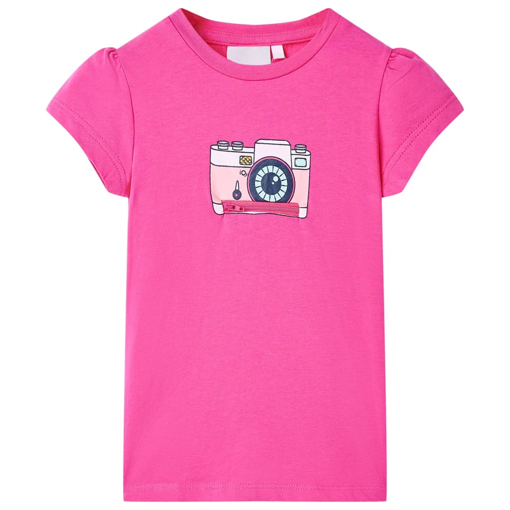 VidaXL Kindershirt 104 Dunkelrosa