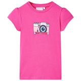 VidaXL Kindershirt 116 Dunkelrosa
