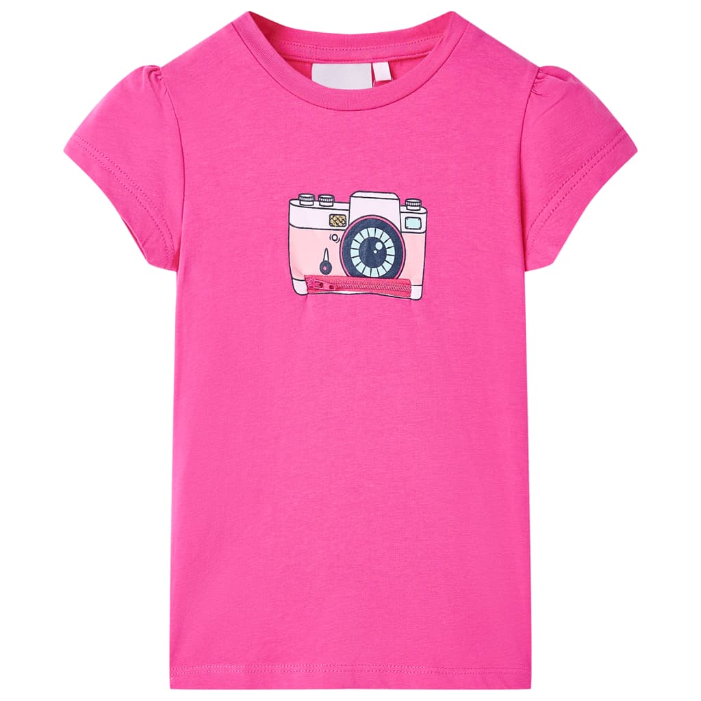VidaXL Kindershirt 140 Dunkelrosa
