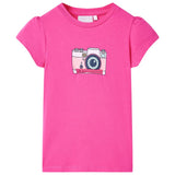 VidaXL Kindershirt 140 Dunkelrosa