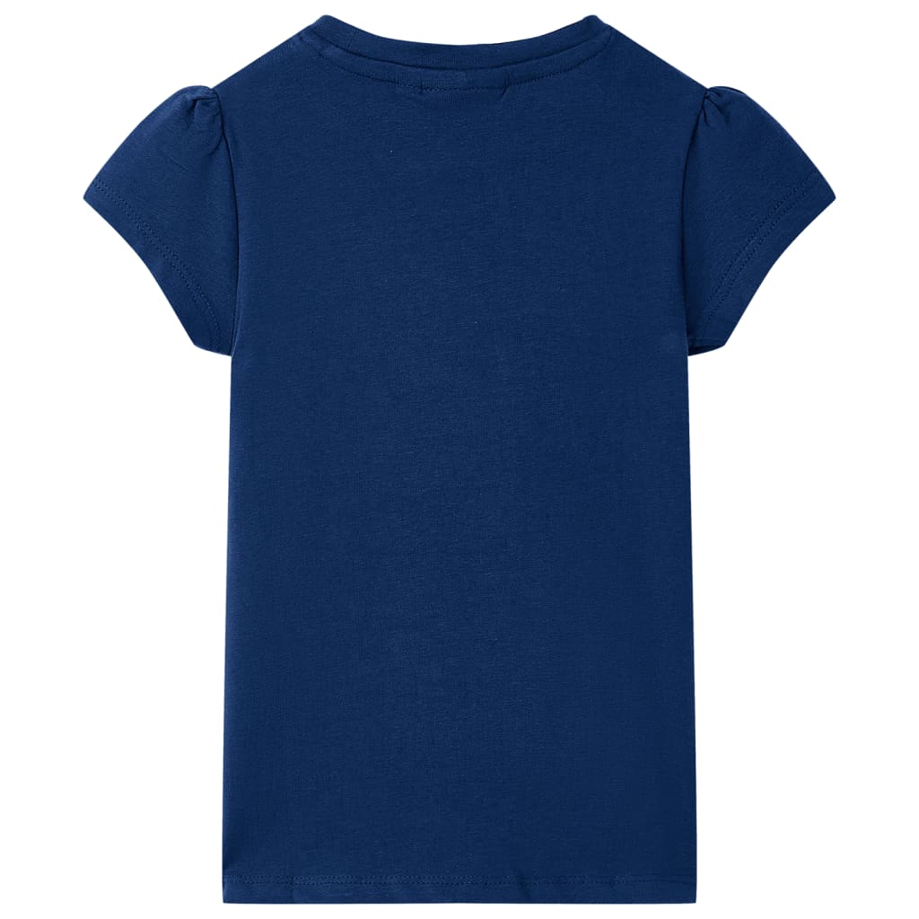 VidaXL Kinderhemd 128 Marineblau