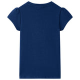 VidaXL Kinderhemd 128 Marineblau