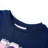 VidaXL Kinderhemd 128 Marineblau