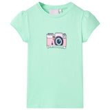 VidaXL Kindershirt 92 hellgrün