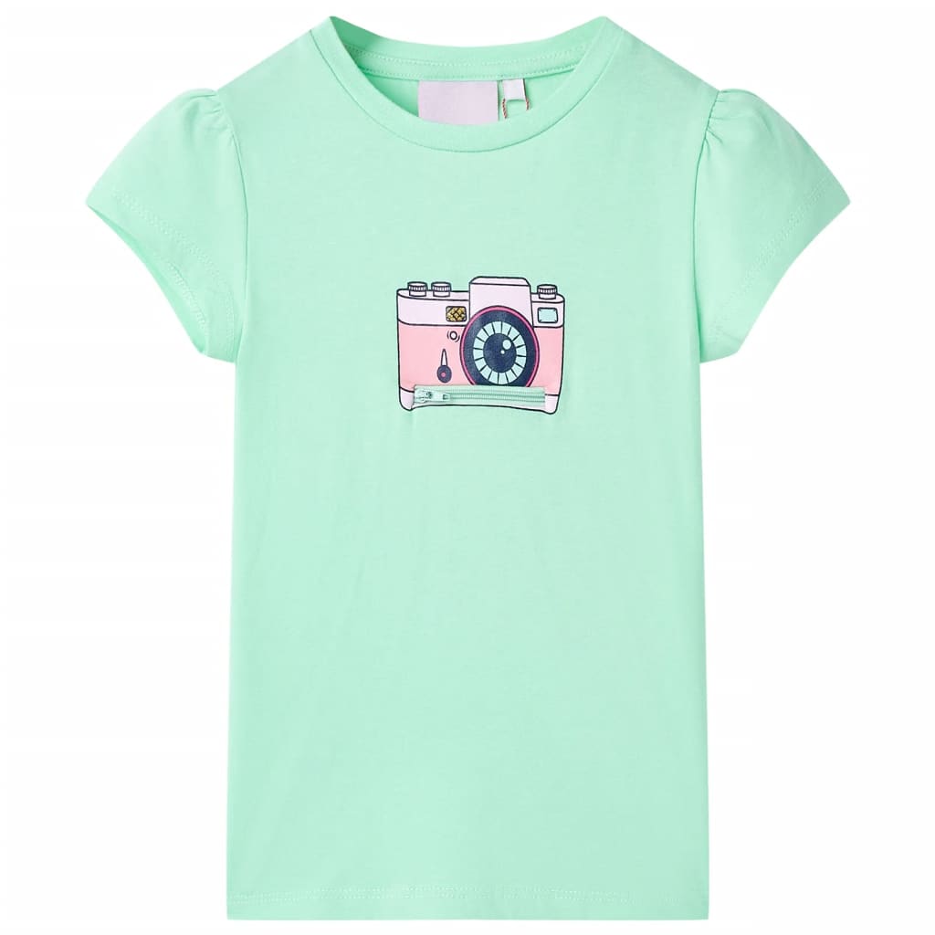 VidaXL Kindershirt 116 hellgrün