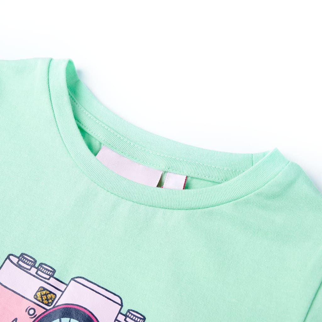 VidaXL Kindershirt 116 hellgrün
