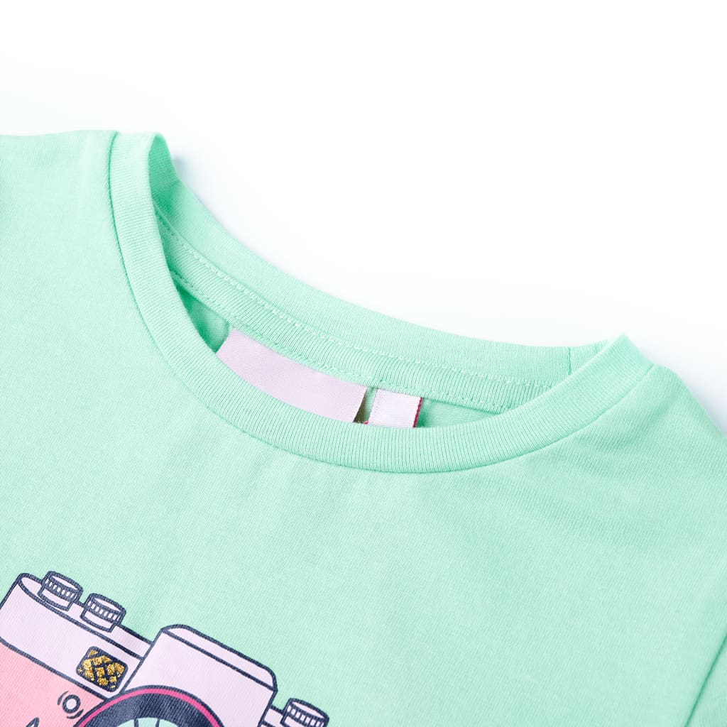 VidaXL Kindershirt 140 hellgrün