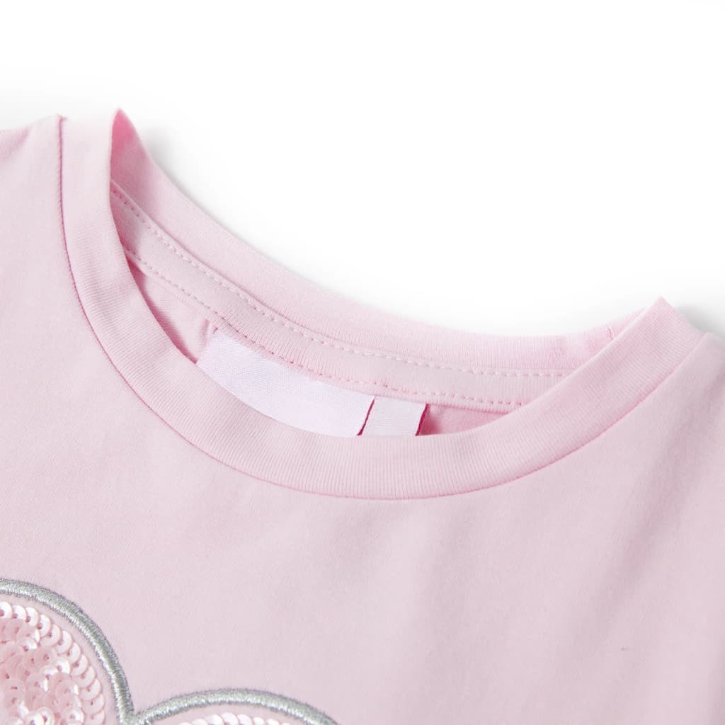 VidaXL Kindershirt 116 hellrosa
