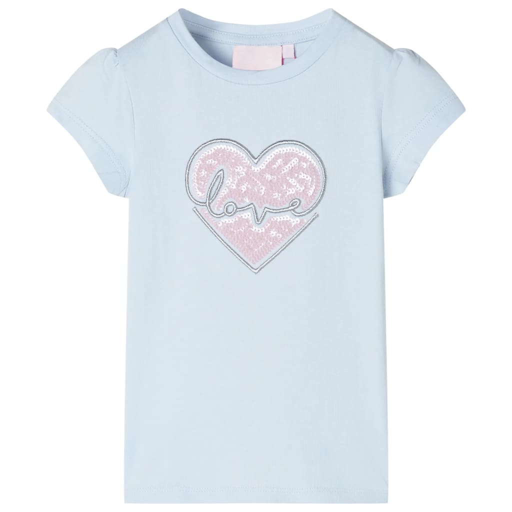 VidaXL Kindershirt 116 Hellblau