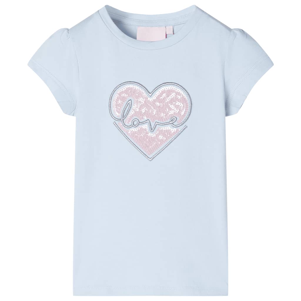 VidaXL Kindershirt 140 Hellblau