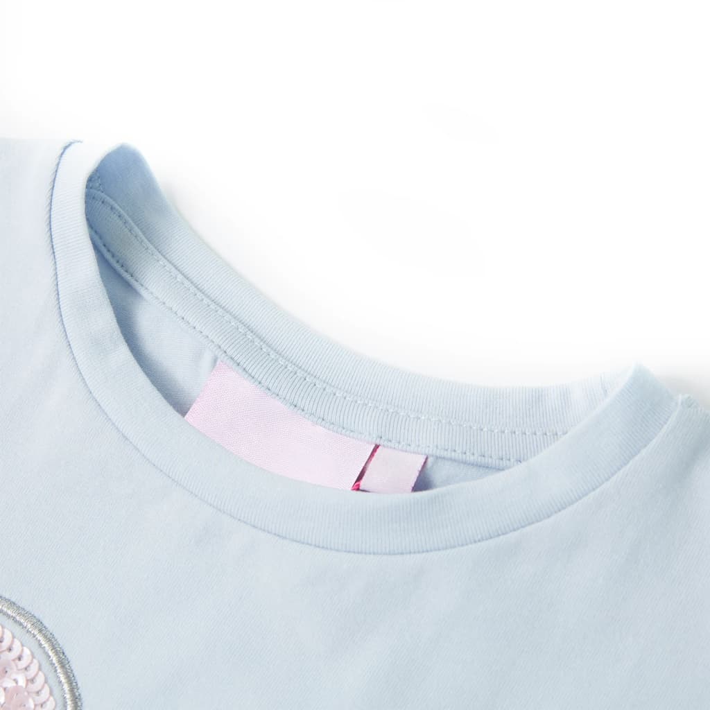 VidaXL Kindershirt 140 Hellblau