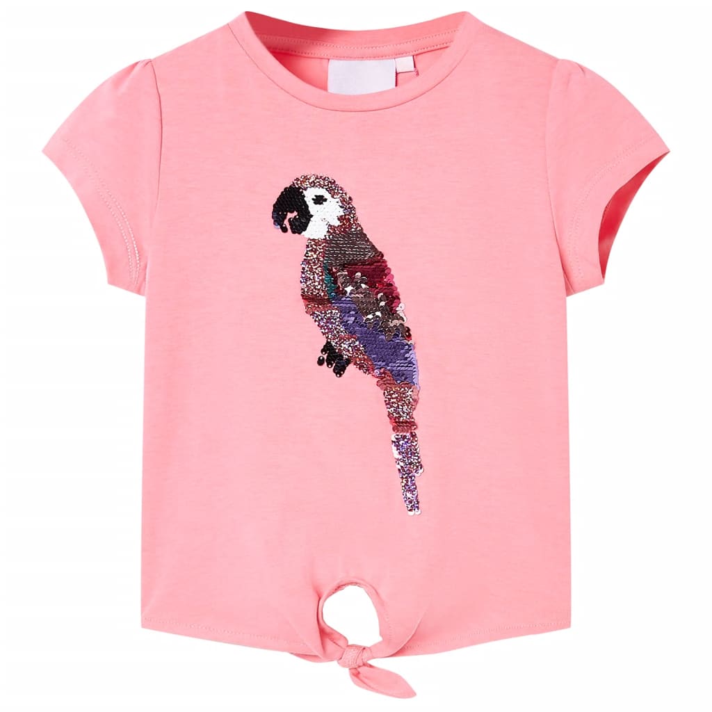 VidaXL Kindershirt 92 fluoreszierendes Rosa