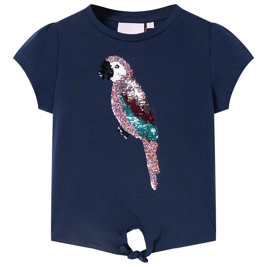 VidaXL Kinderhemd 140 Marineblau