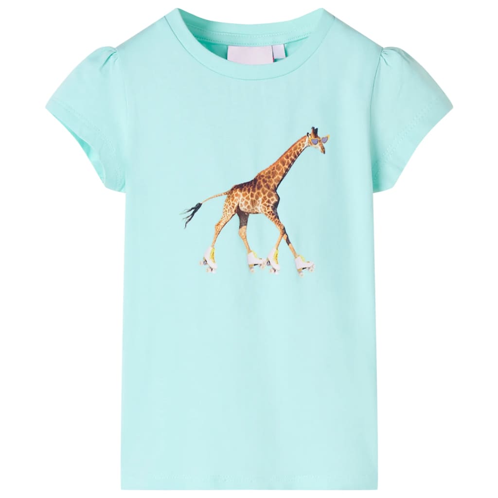 VidaXL Kindershirt 92 Hellseeblau
