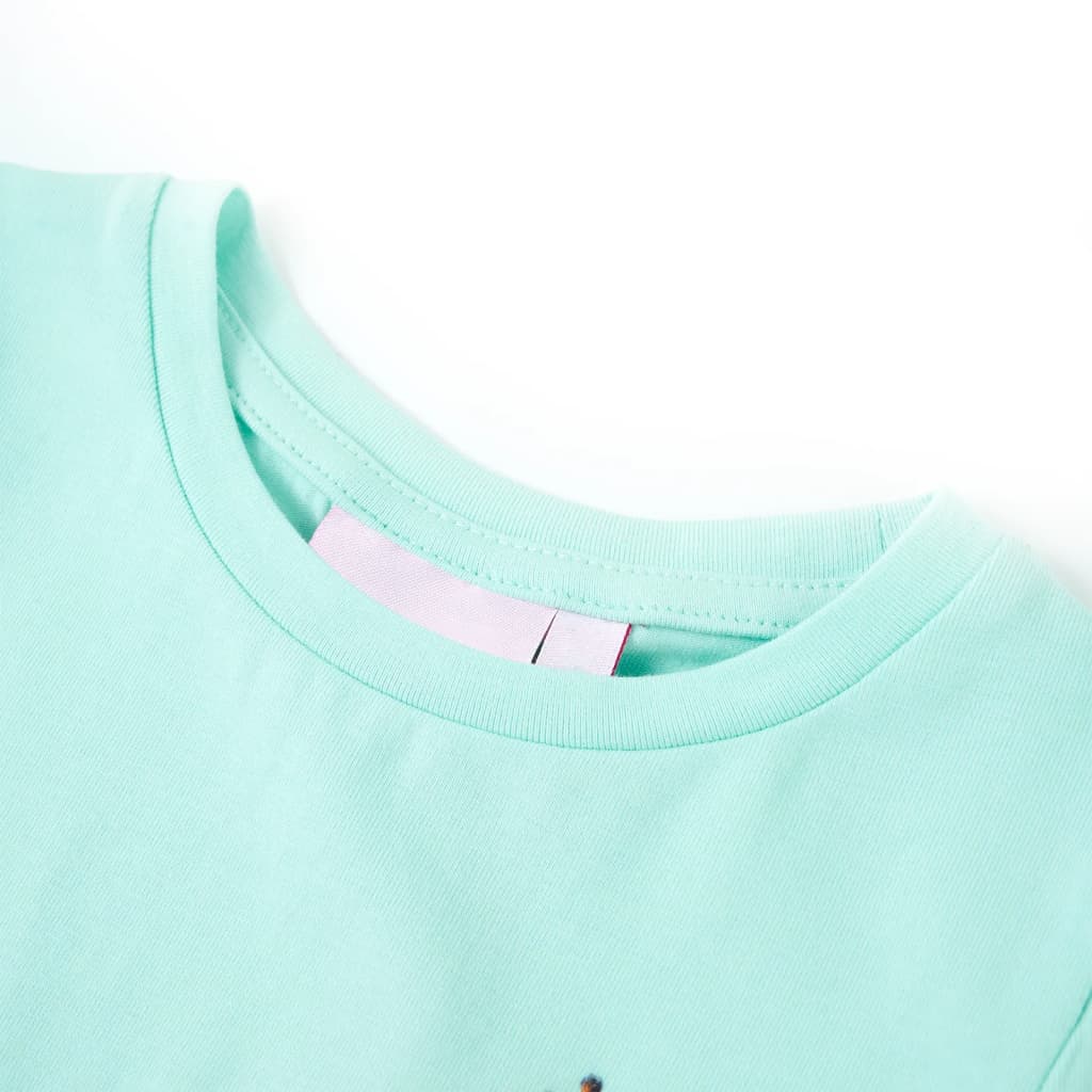 VidaXL Kindershirt 92 Hellseeblau