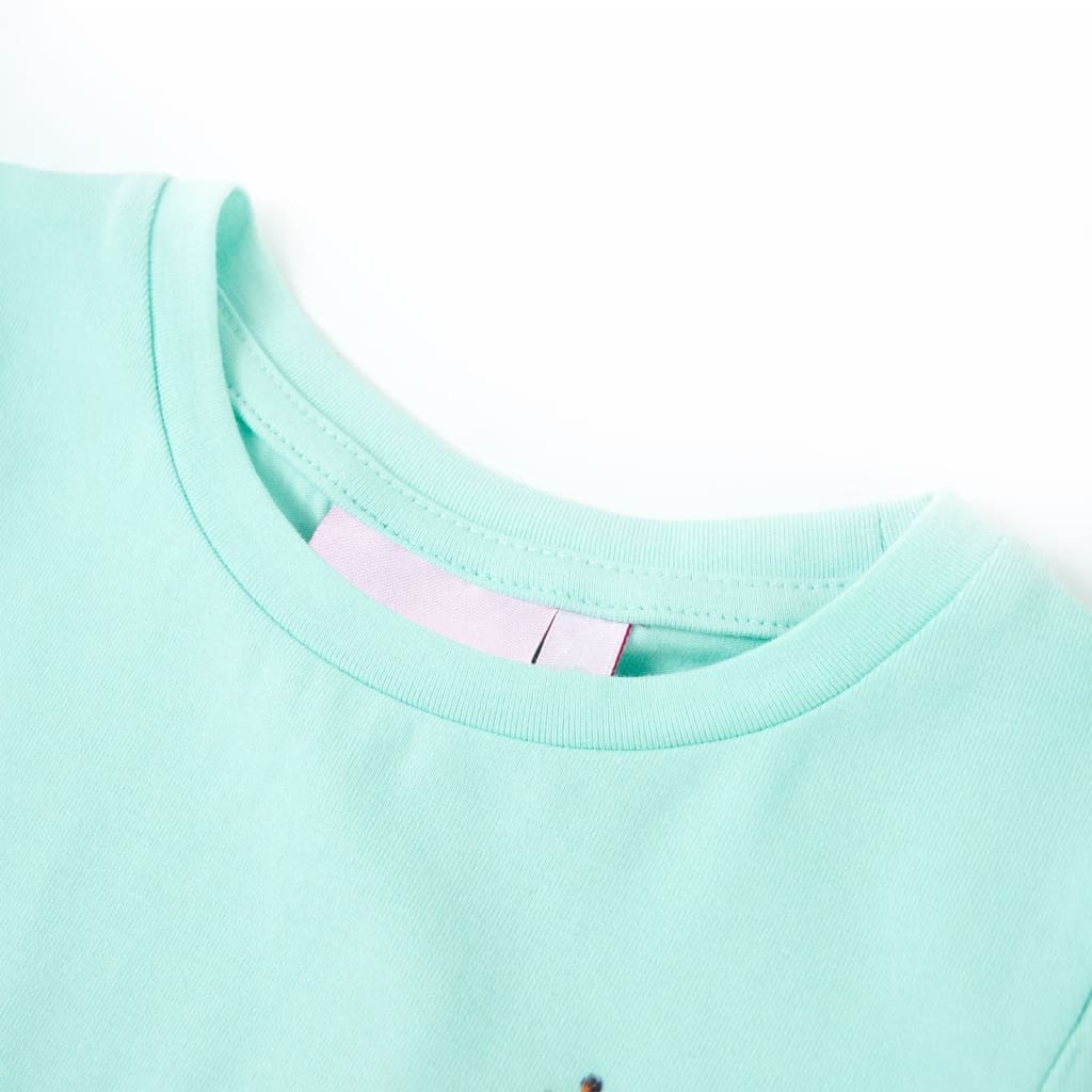 VidaXL Kindershirt 104 Hellseeblau
