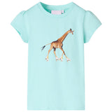 VidaXL Kindershirt 140 Hellseeblau