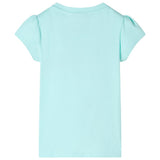 VidaXL Kindershirt 140 Hellseeblau