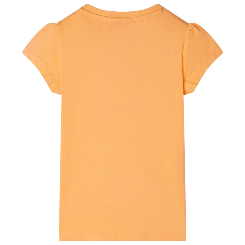 VidaXL Kindershirt 128 leuchtendes Orange