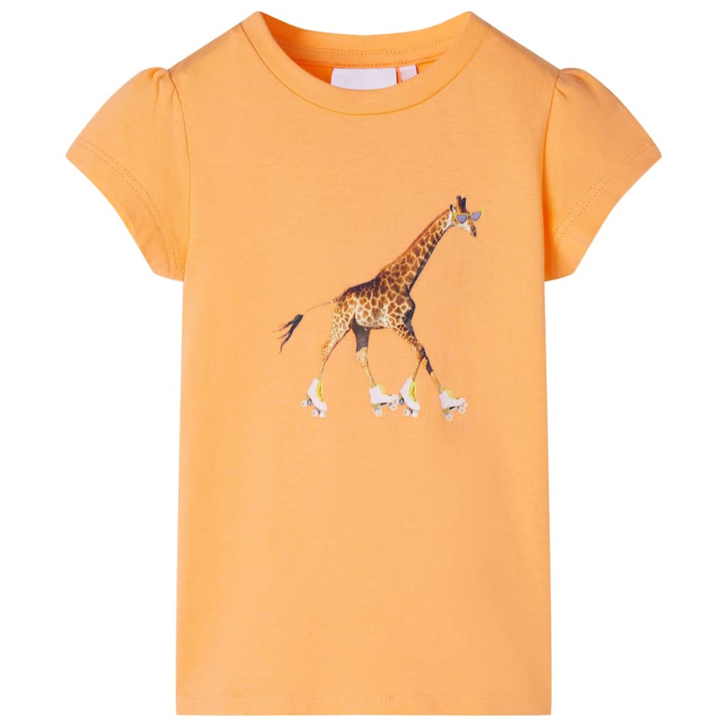 VidaXL Kindershirt 140 leuchtendes Orange