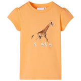 VidaXL Kindershirt 140 leuchtendes Orange