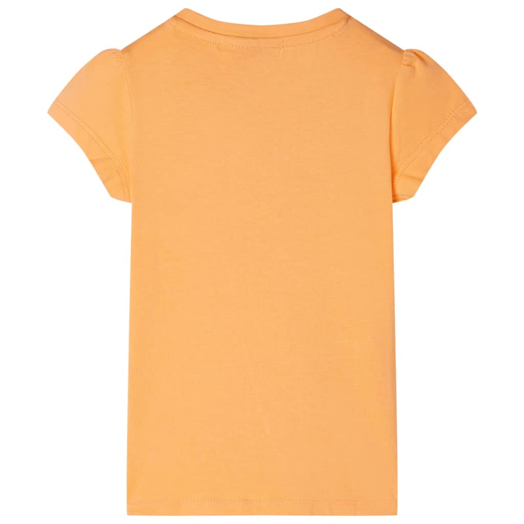 VidaXL Kindershirt 140 leuchtendes Orange