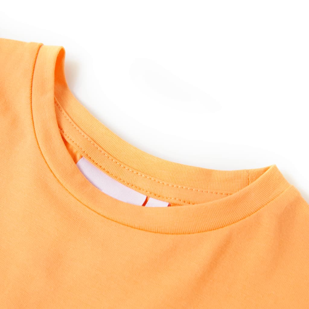 VidaXL Kindershirt 140 leuchtendes Orange