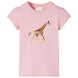 VidaXL Kindershirt 128 hellrosa