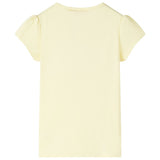 VidaXL Kindershirt 128 zartgelb