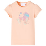 VidaXL Kindershirt 128 hellorange