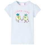 VidaXL Kindershirt 128 Hellblau