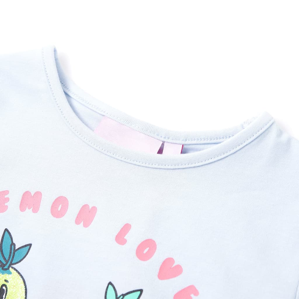 VidaXL Kindershirt 140 Hellblau