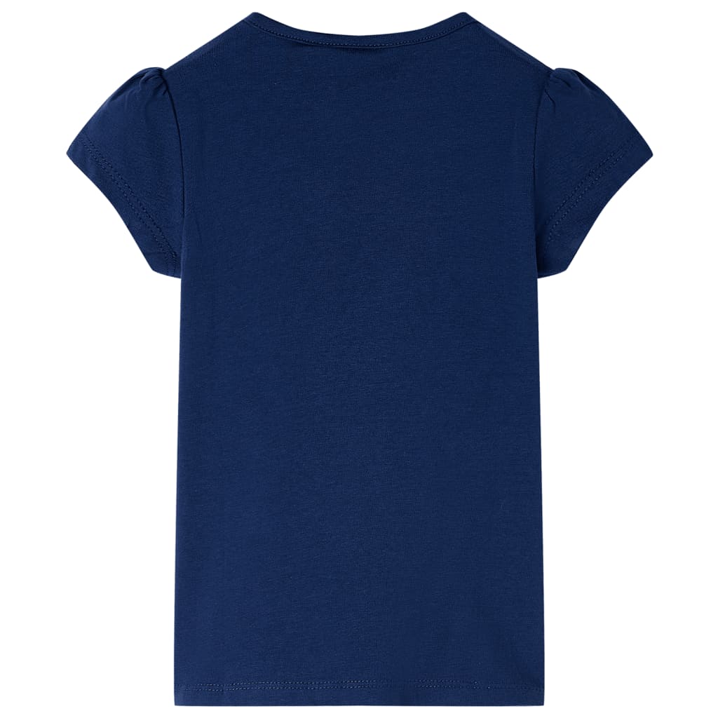 VidaXL Kinderhemd 104 Marineblau