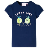 VidaXL Kinderhemd 116 Marineblau