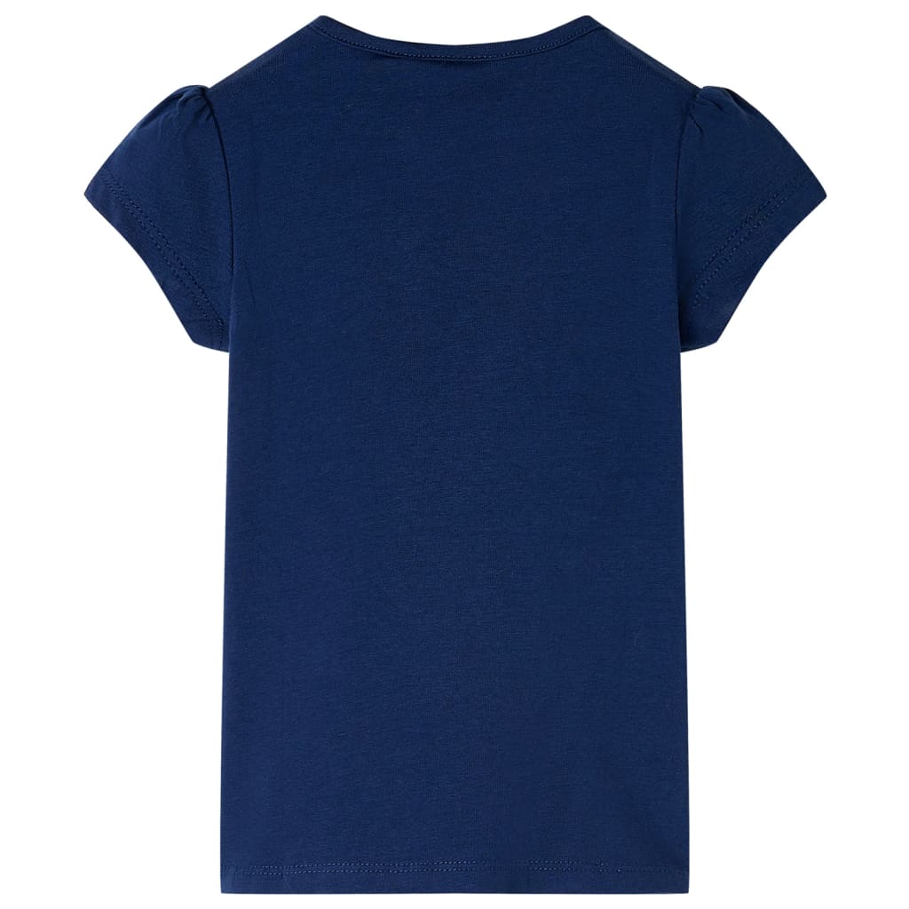 VidaXL Kinderhemd 128 Marineblau