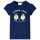 VidaXL Kinderhemd 140 Marineblau