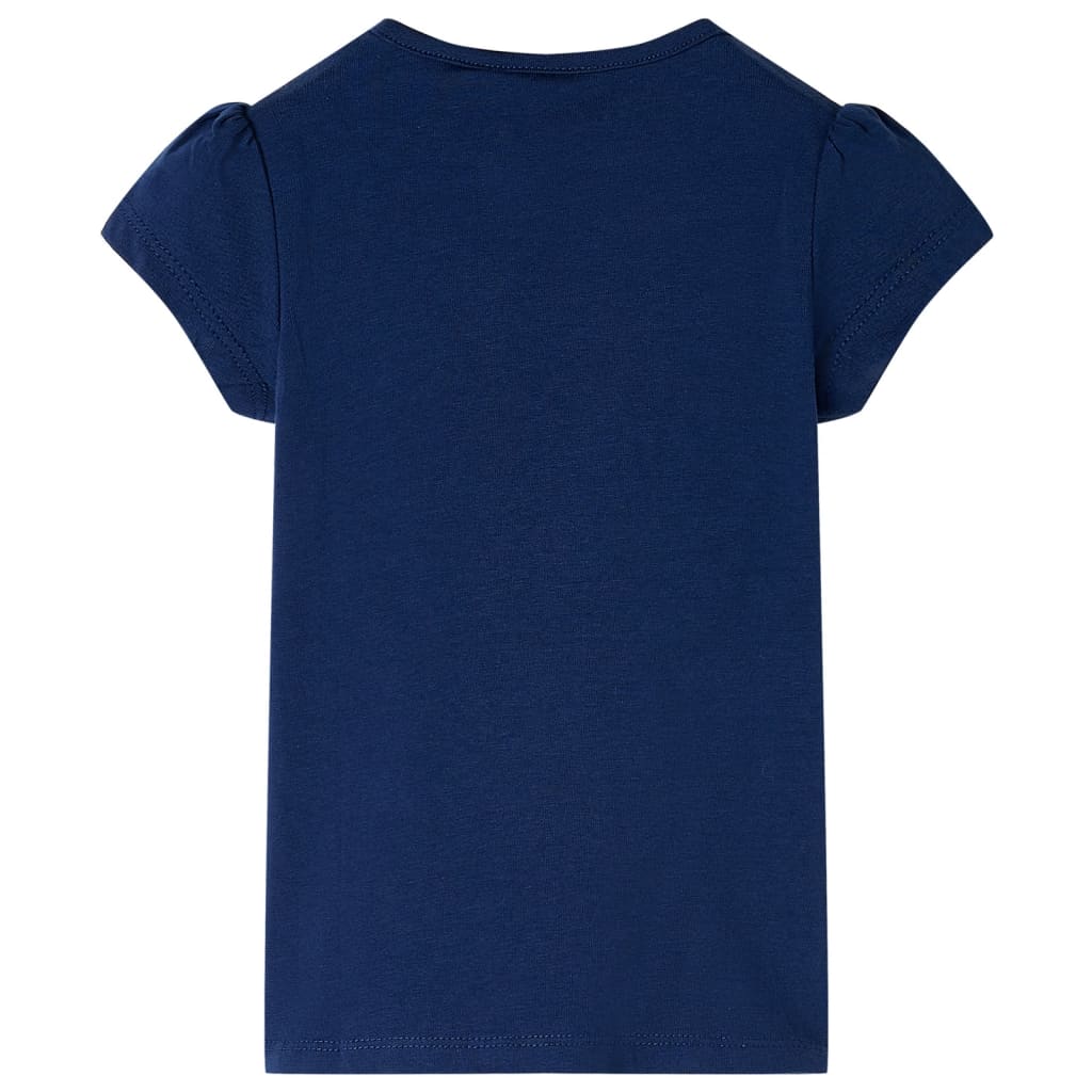 VidaXL Kinderhemd 140 Marineblau