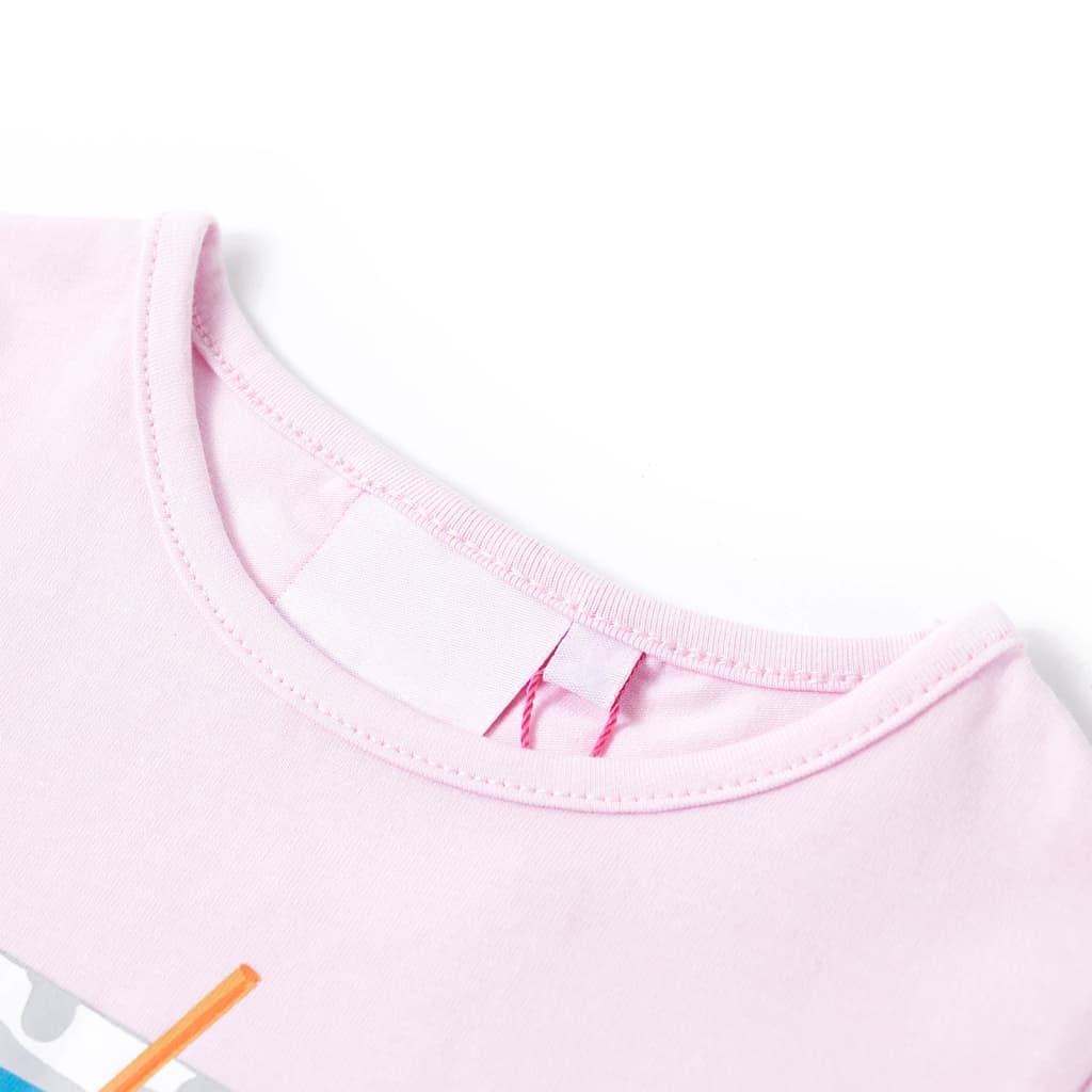 VidaXL Kindershirt 116 zartrosa