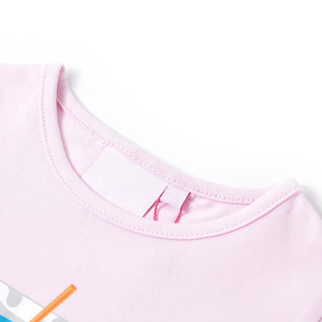 VidaXL Kindershirt 116 zartrosa