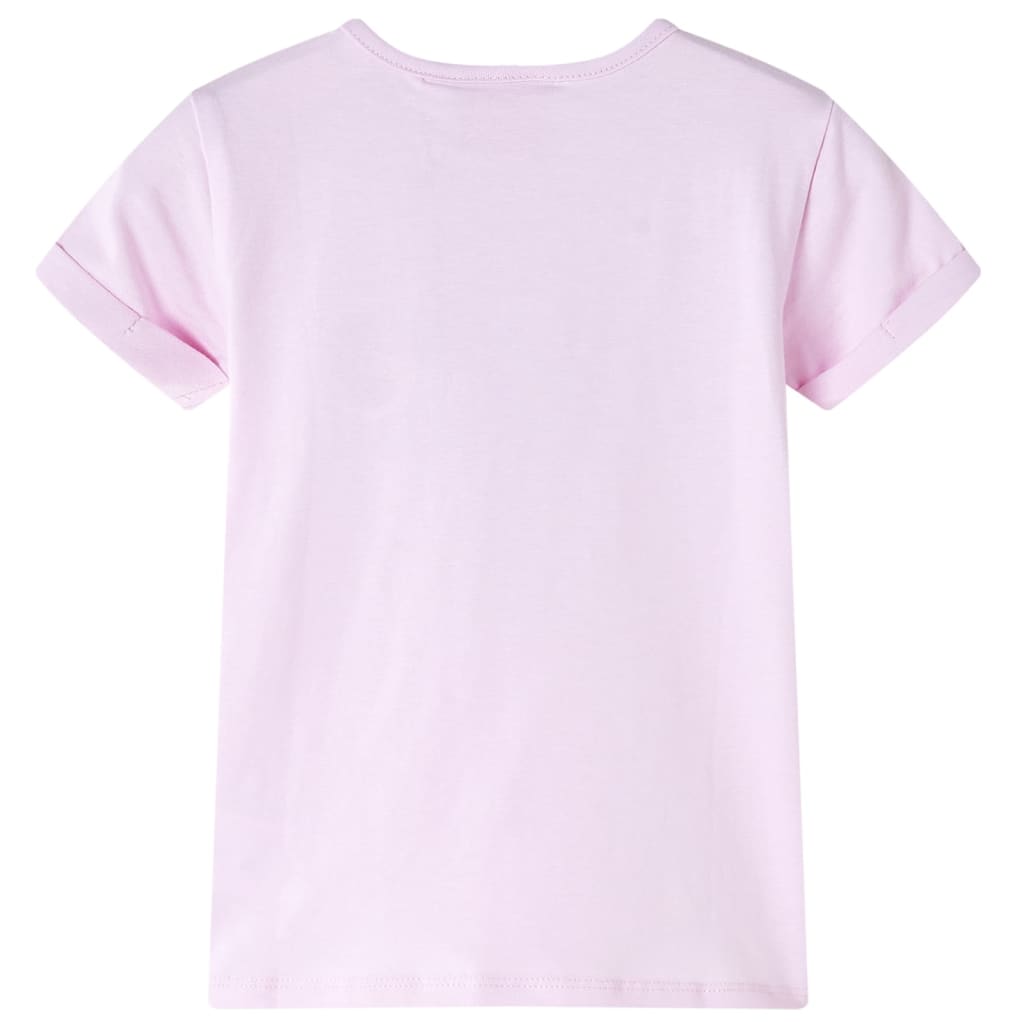 VidaXL Kindershirt 128 zartrosa